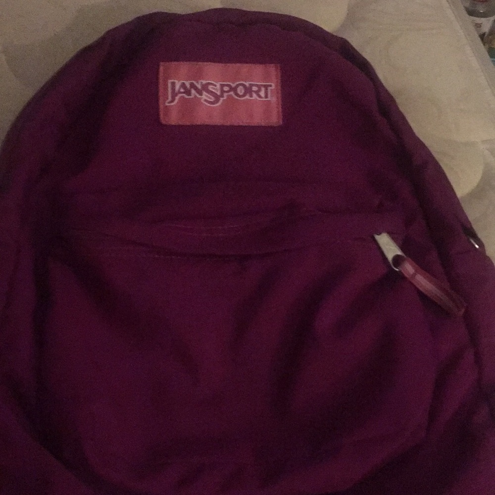 Fushia jansport backpack
